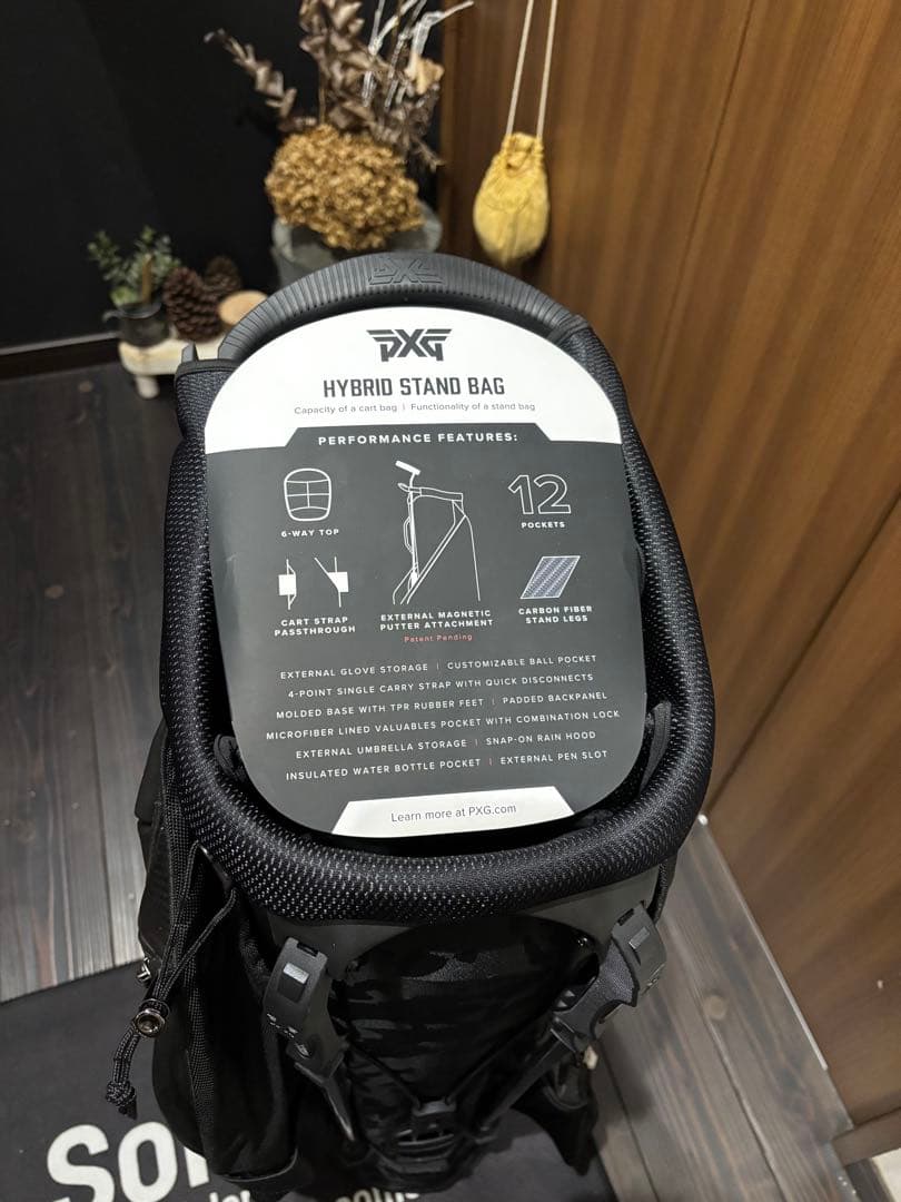 超美品 PXG ハイブリッド スタンド式 キャディバッグ　2022