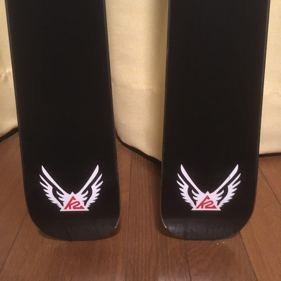 k2 スキー板　170cm 美品 ビンディング付き　カービングスキー