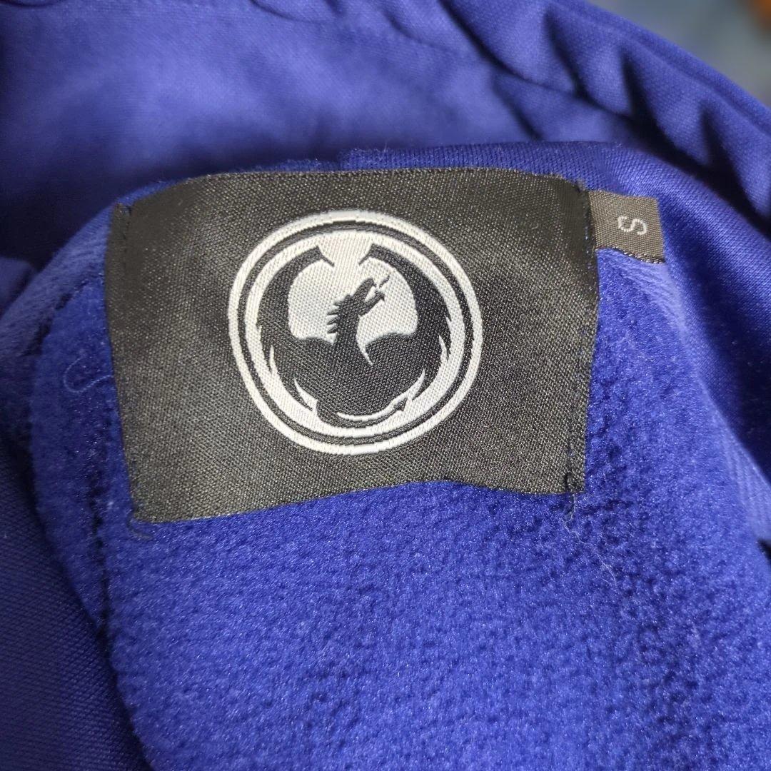 ストレートシックス　DRAGON　パーカー　スノーボード　裏起毛　ネイビー