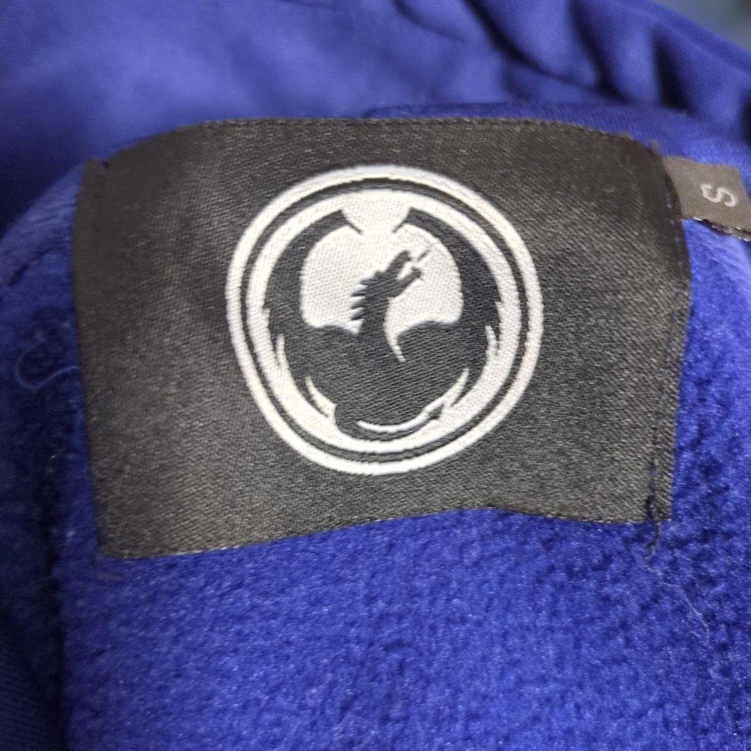 ストレートシックス　DRAGON　パーカー　スノーボード　裏起毛　ネイビー