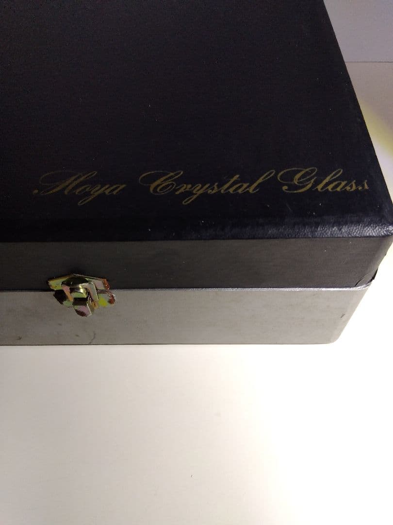 昭和レトロ　未使用　HOYAクリスタル　クリスタルデキャンタ＆ショットグラス