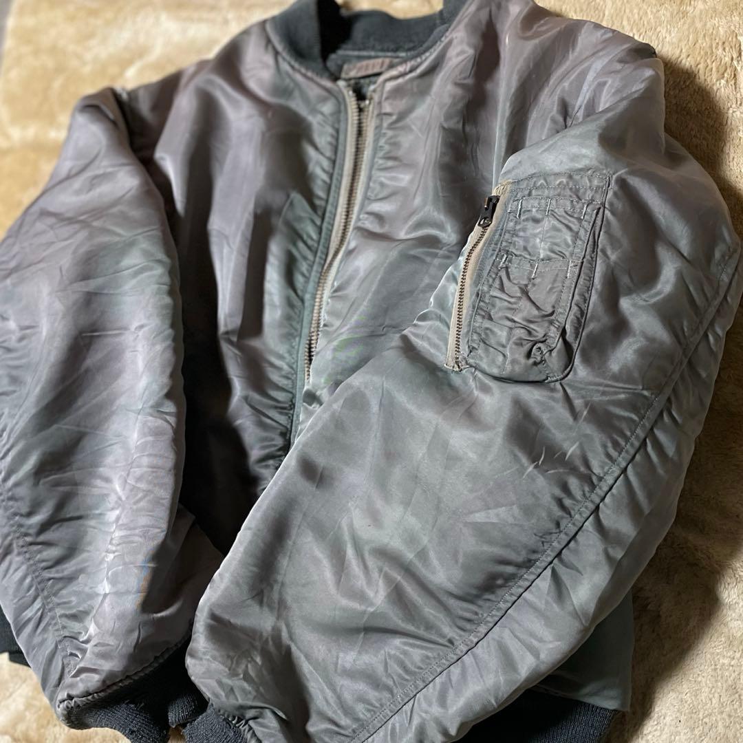 モ*ズ様 50s 米軍実物MA-1 USAF 1958年 8279B Faded