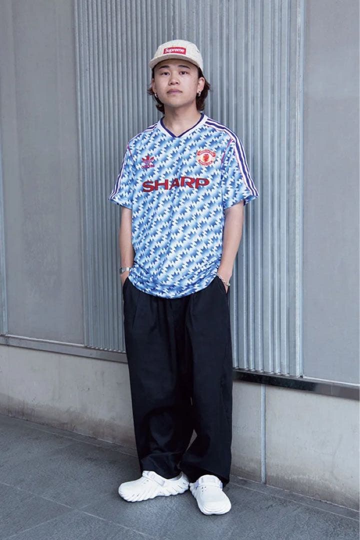 【激レア】adidas マンチェスターユナイテッド アウェイ 90-92 長袖L