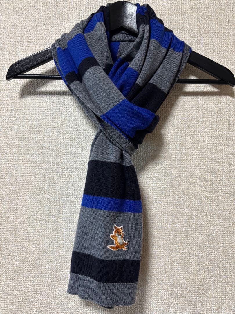 Maison Kitsune メゾンキツネ ウールマフラー