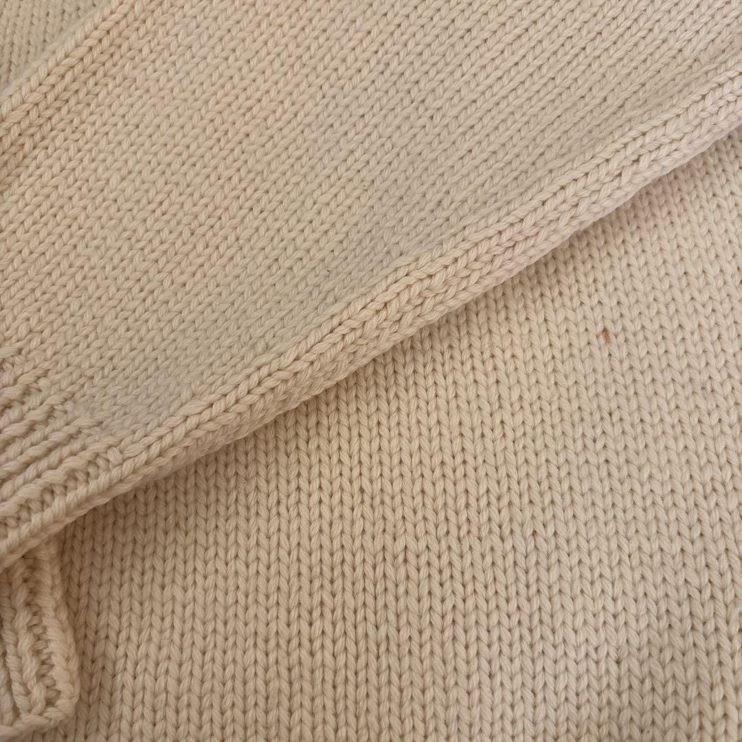 COMOLI ハンドクルーネックニット