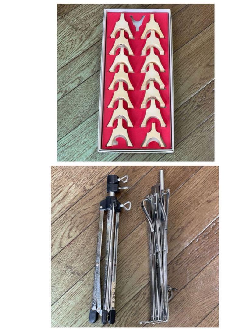 琴 箏 こと　和楽器 弦 13弦　弦楽器　譜面台　台座