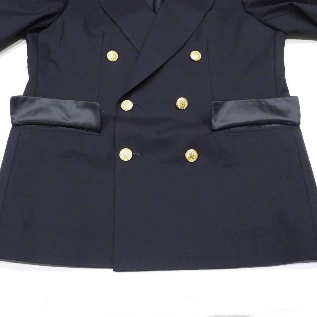美品級】ジェイプレス テーラードジャケット ダブル 金ボタン 紺ブレ