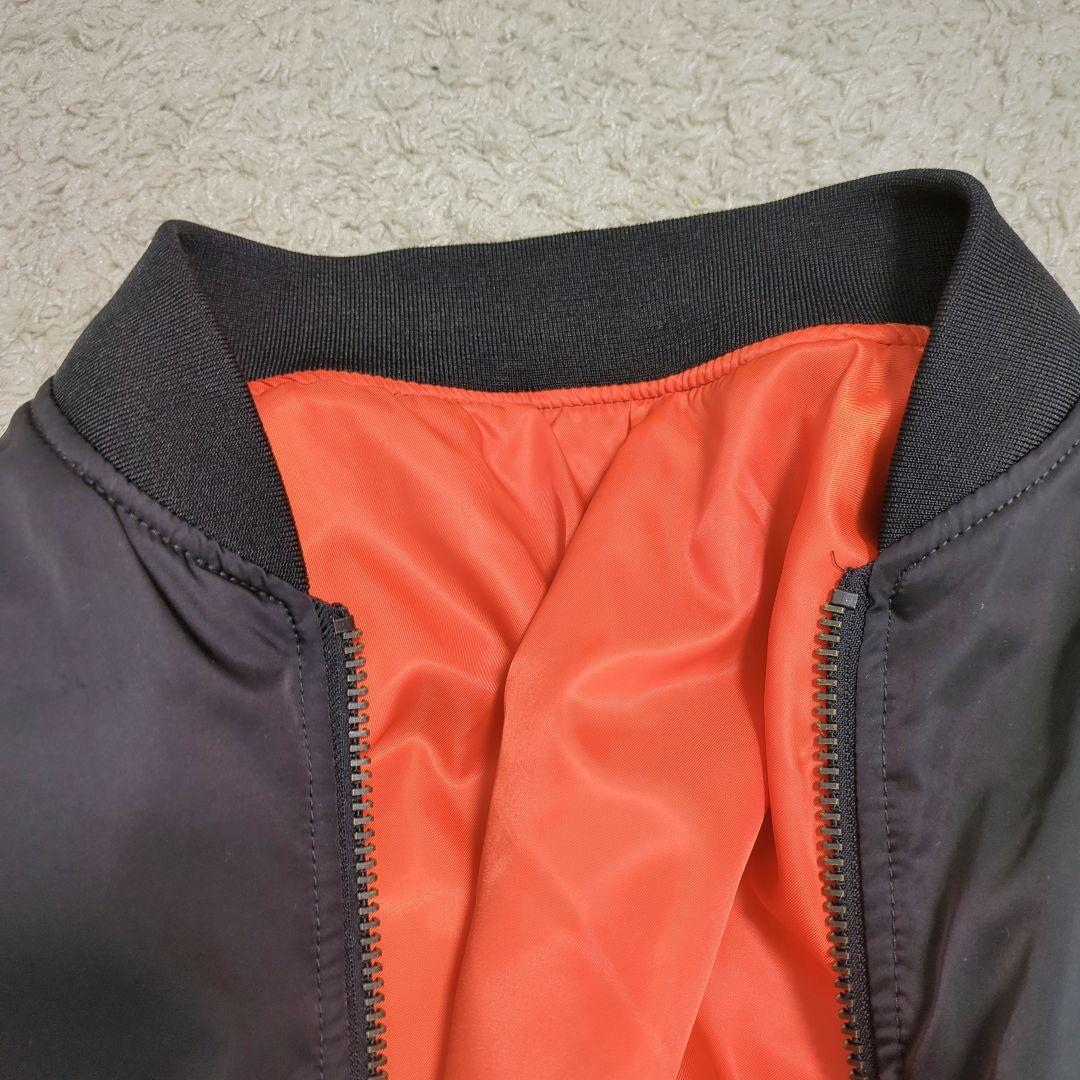 【美品】AVIREX　MA-1 バッグロゴ　デカロゴ　リバーシブル　XL　希少