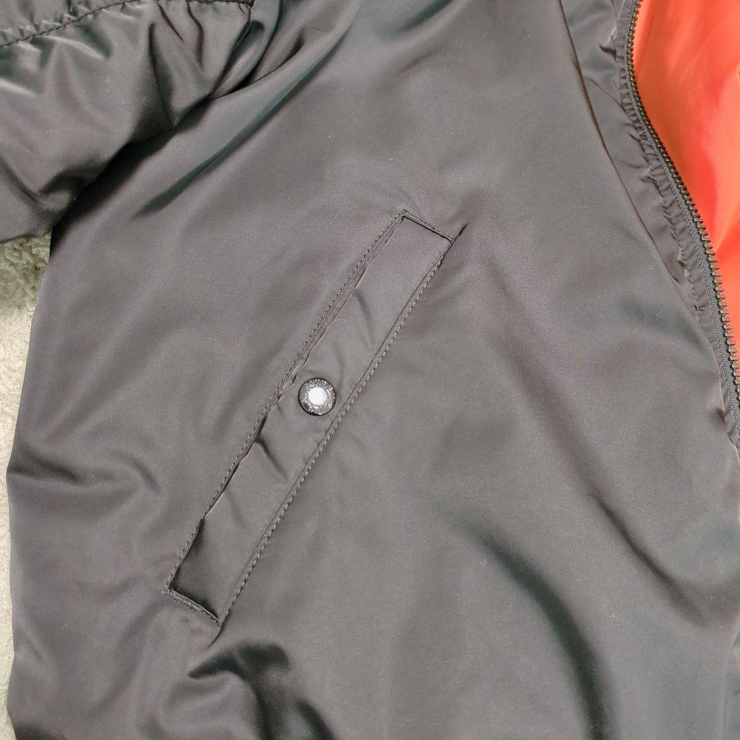 【美品】AVIREX　MA-1 バッグロゴ　デカロゴ　リバーシブル　XL　希少