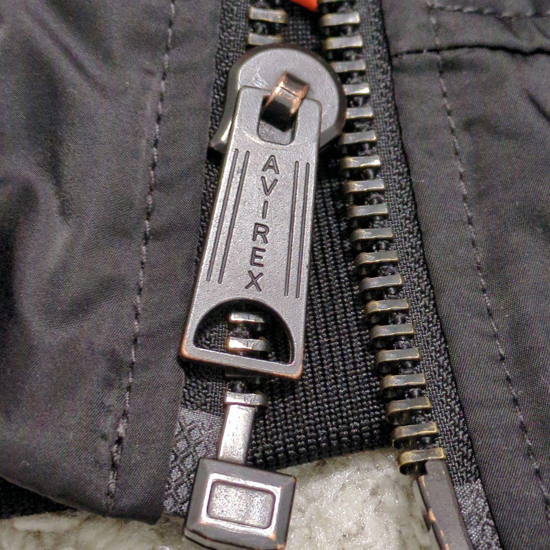 【美品】AVIREX　MA-1 バッグロゴ　デカロゴ　リバーシブル　XL　希少