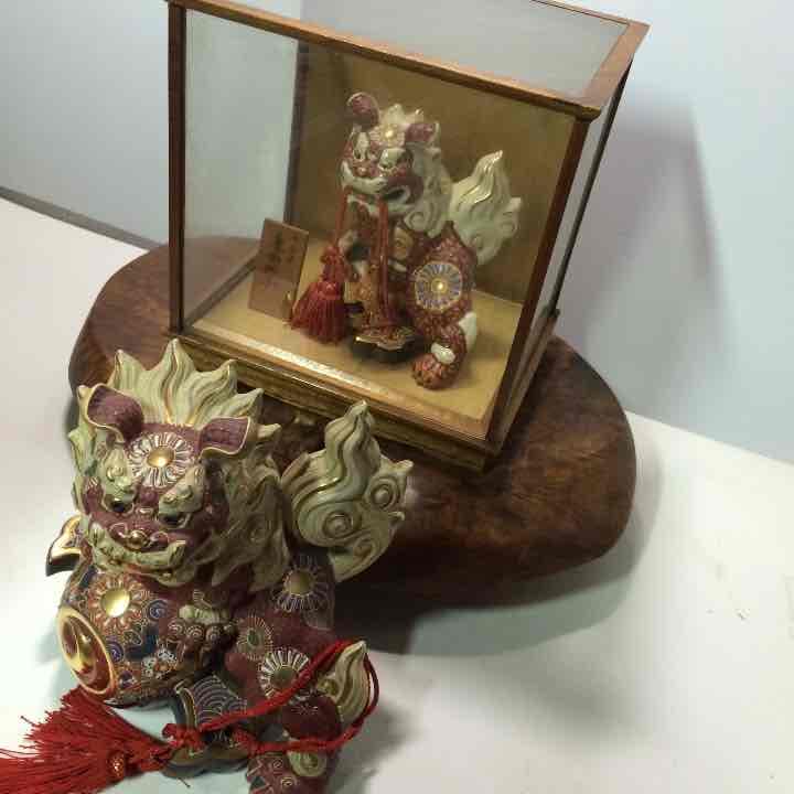 ☆九谷焼 獅子 陶器☆