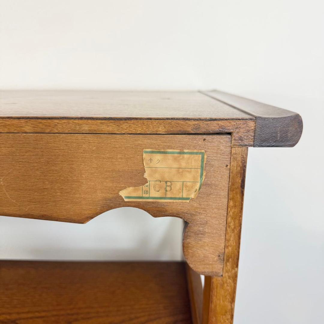 【美品】欅材 煎茶棚 茶箪笥 和家具 唐木 アンティーク　 915-1