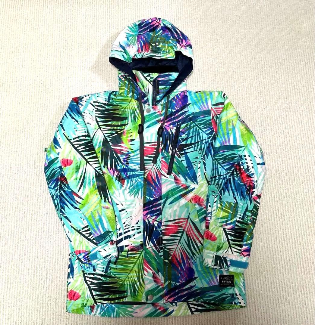 【美品】ESTIVO エステイボ スノーボード スキー ウェア 上下 Mサイズ