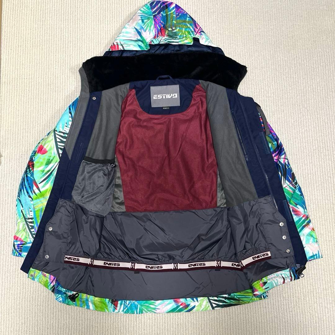 【美品】ESTIVO エステイボ スノーボード スキー ウェア 上下 Mサイズ