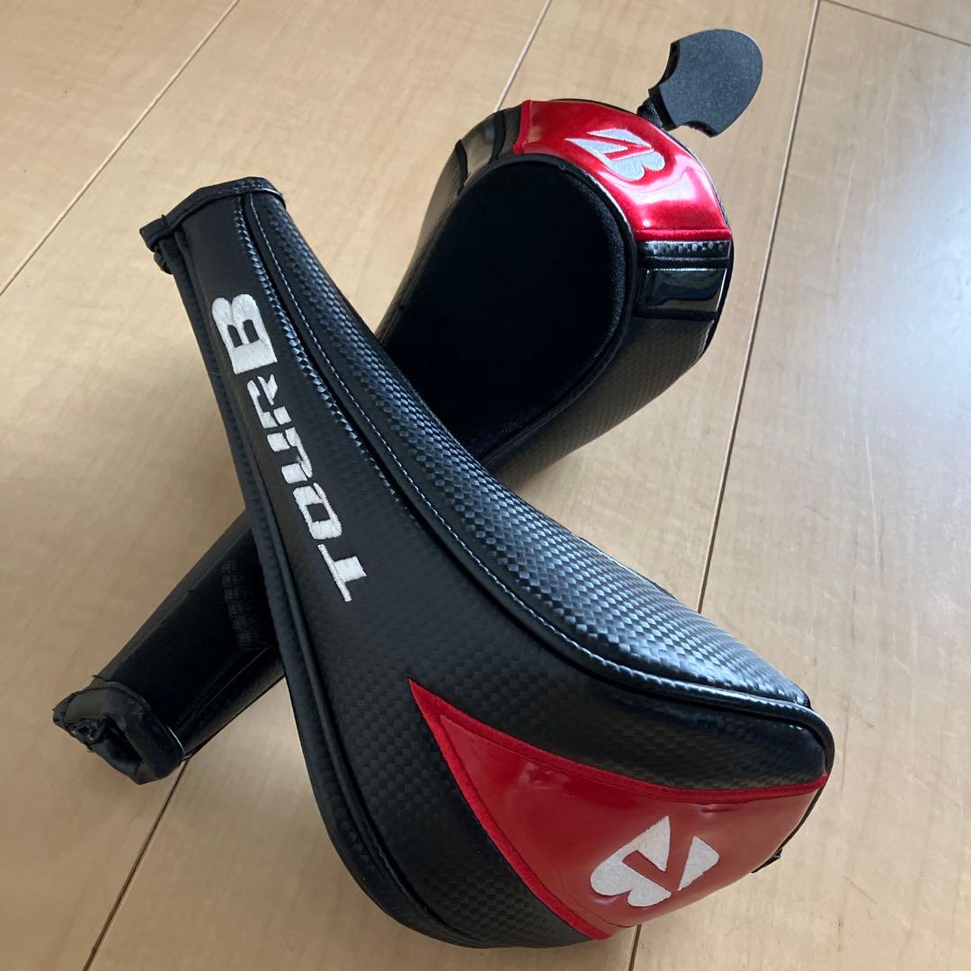BRIDGESTONE TOUR B キャディバッグ　ヘッドカバー2個付