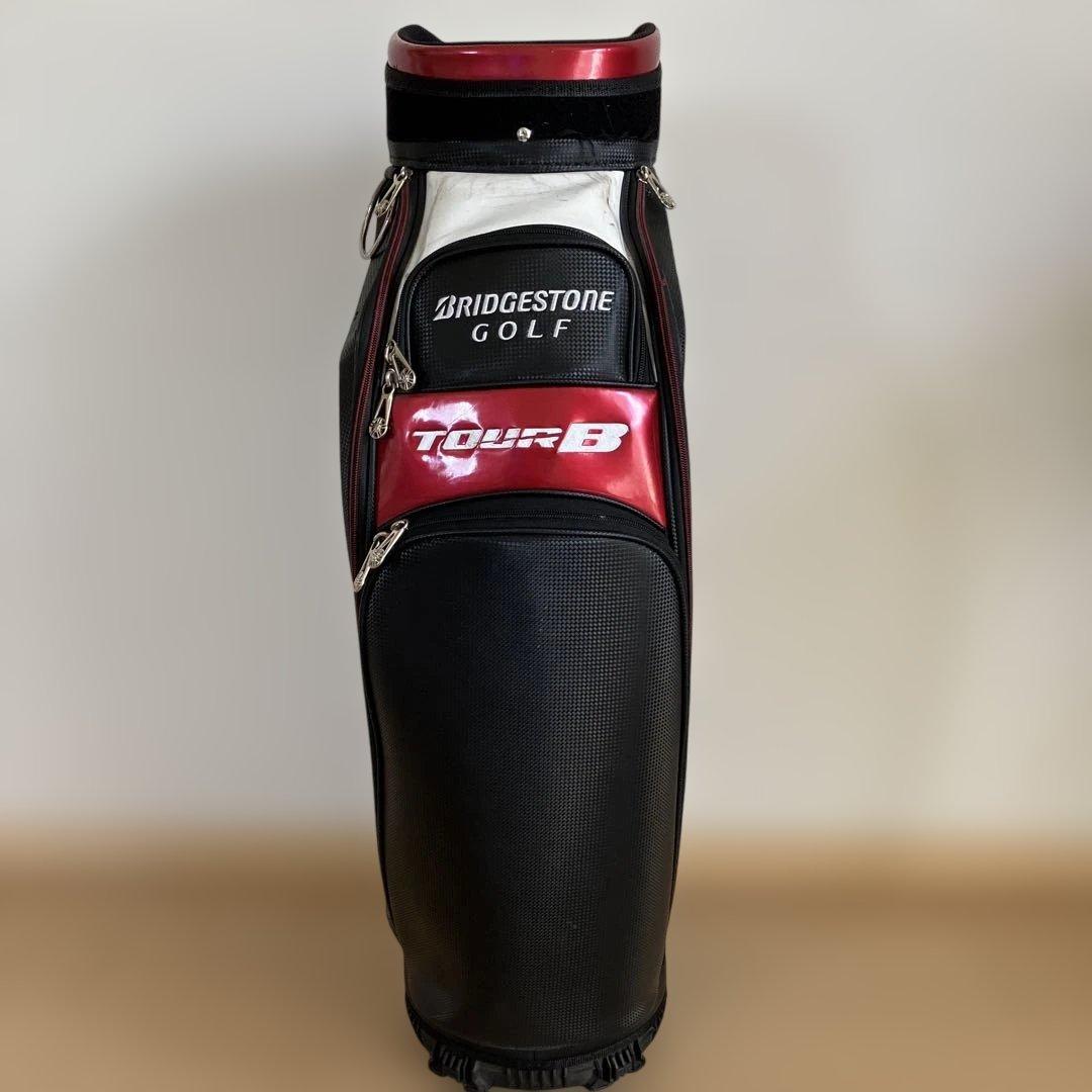 BRIDGESTONE TOUR B キャディバッグ　ヘッドカバー2個付