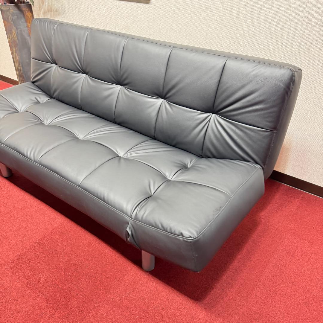東京23区送料無料　超美品ニトリ ソファベッド Nシールド マークスAM 合皮
