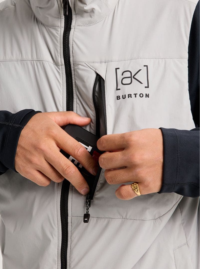 スキー FRAGMENT Burton [ak] Helium Vest Grey S