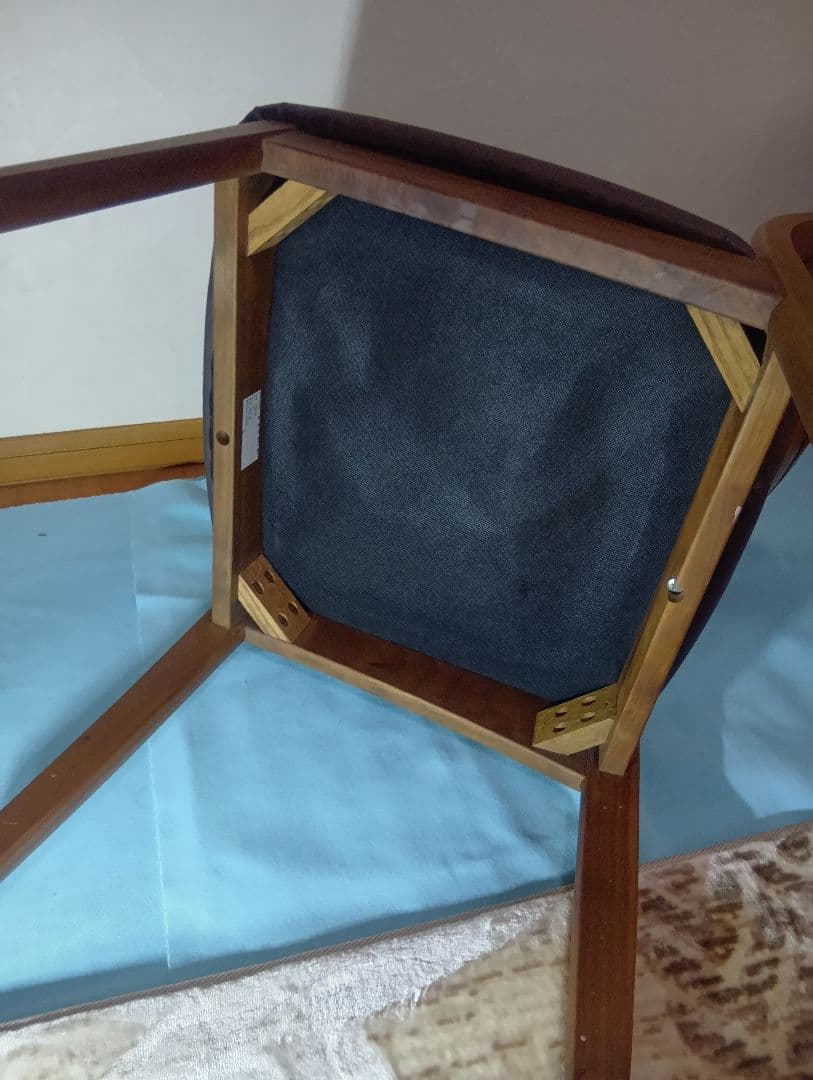 [けんけん]飛騨シラカワ ダイニングチェアS-BW138ウォールナット ②