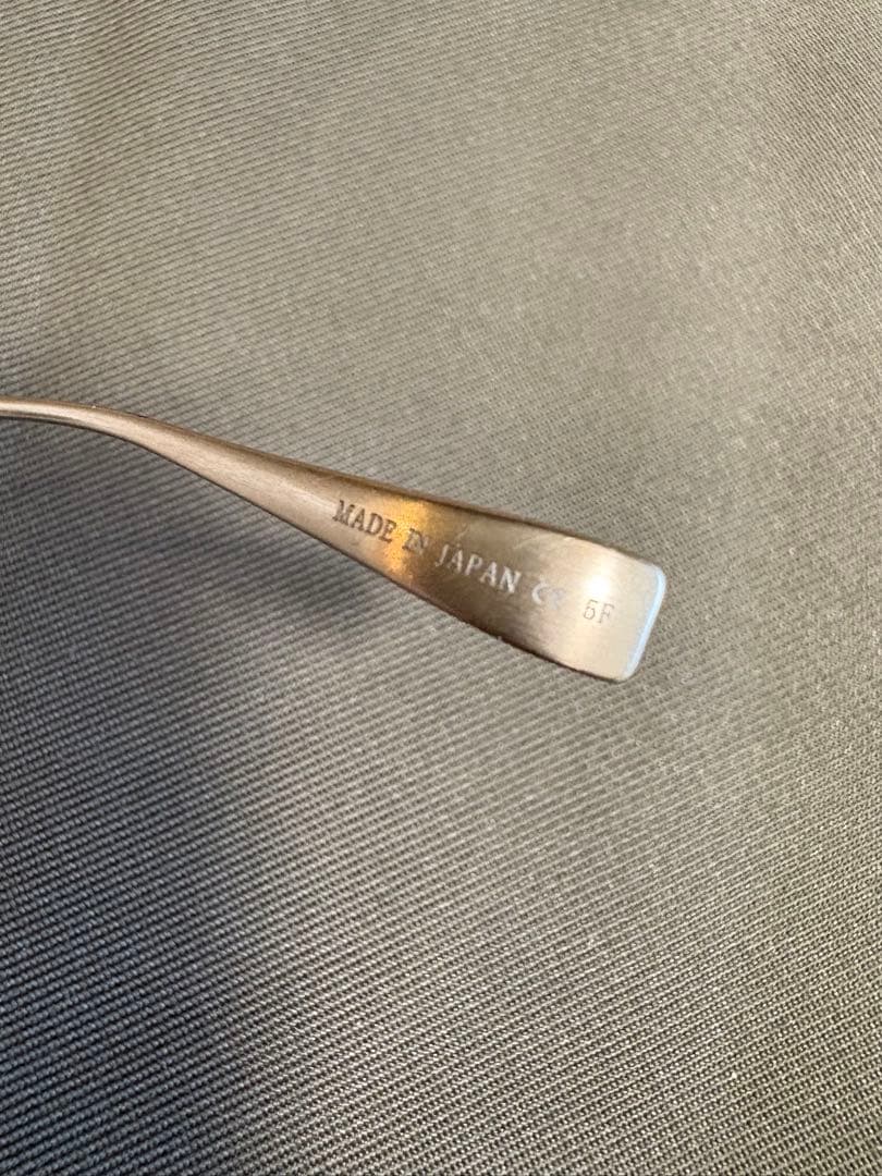 極上美品　金子眼鏡KM-93 メガネ BWG フルチタン