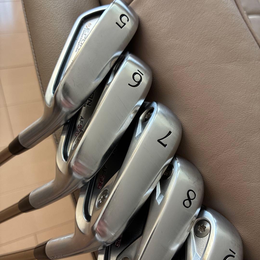 エポン　EPON AF506アイアンセット　5〜Pw Aw7本セット