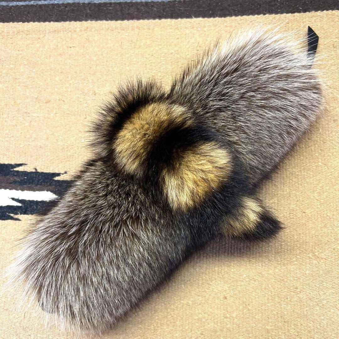 極上顔付ラクーン アライグマ尻あて 登山スキー キャンプ ヒップガード