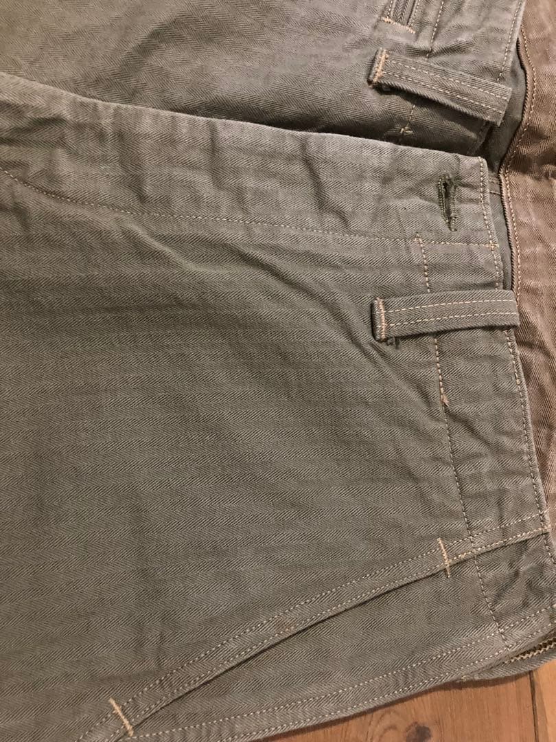 フリーホイーラーズ　M-1942 TROUSERS 32 x 34 OLIVE