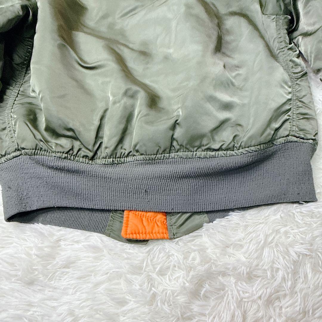 アルファ MA-1 カーキ M 80s IDEAL USA製 短丈 y2k - メルカリ