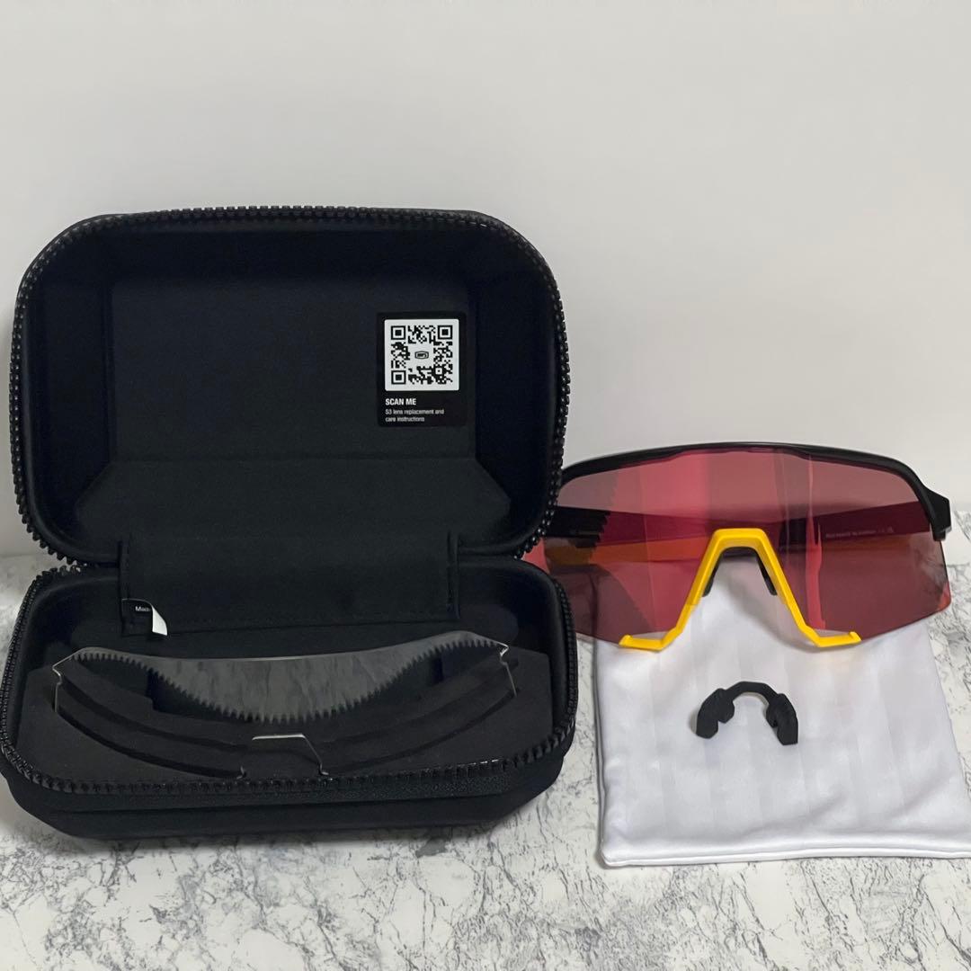 100% ワンハンドレッド サングラス S3 Matte Black カスタム