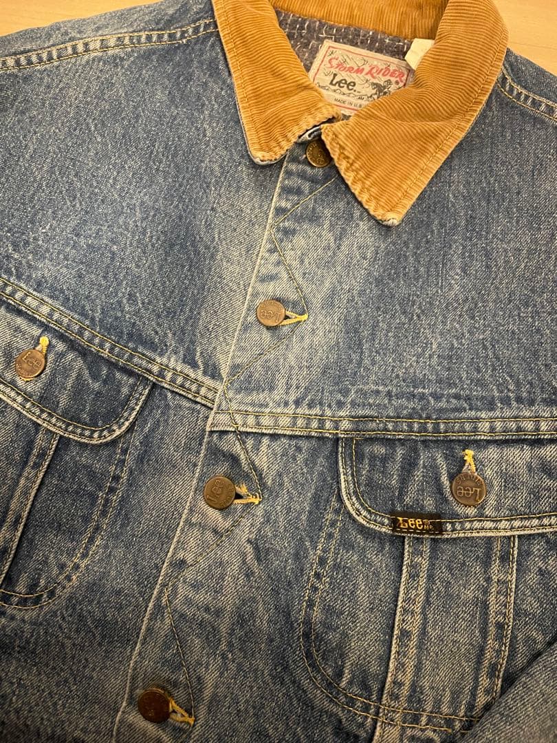 す*か様 ビンテージ 70's Lee ストームライダー 左綾 縦落ち - メルカリ
