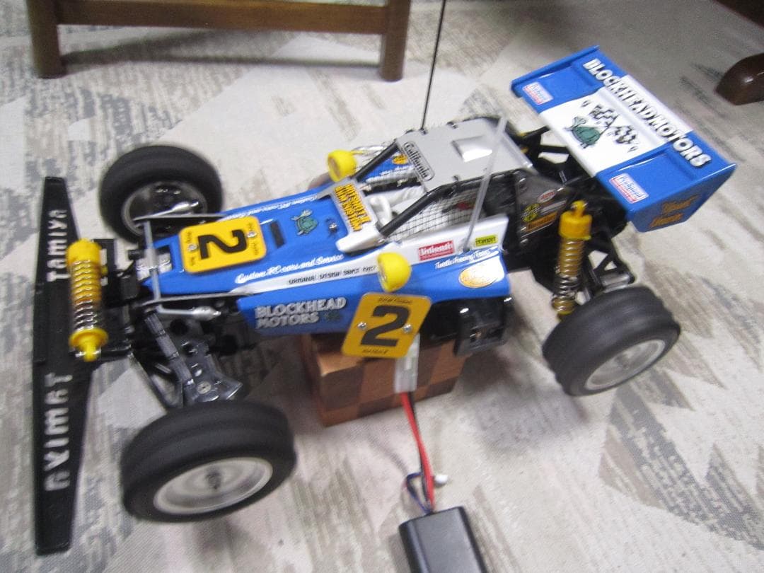 そうけんパパ 新品1/10タミヤホットショットⅡブロックヘッドモータース