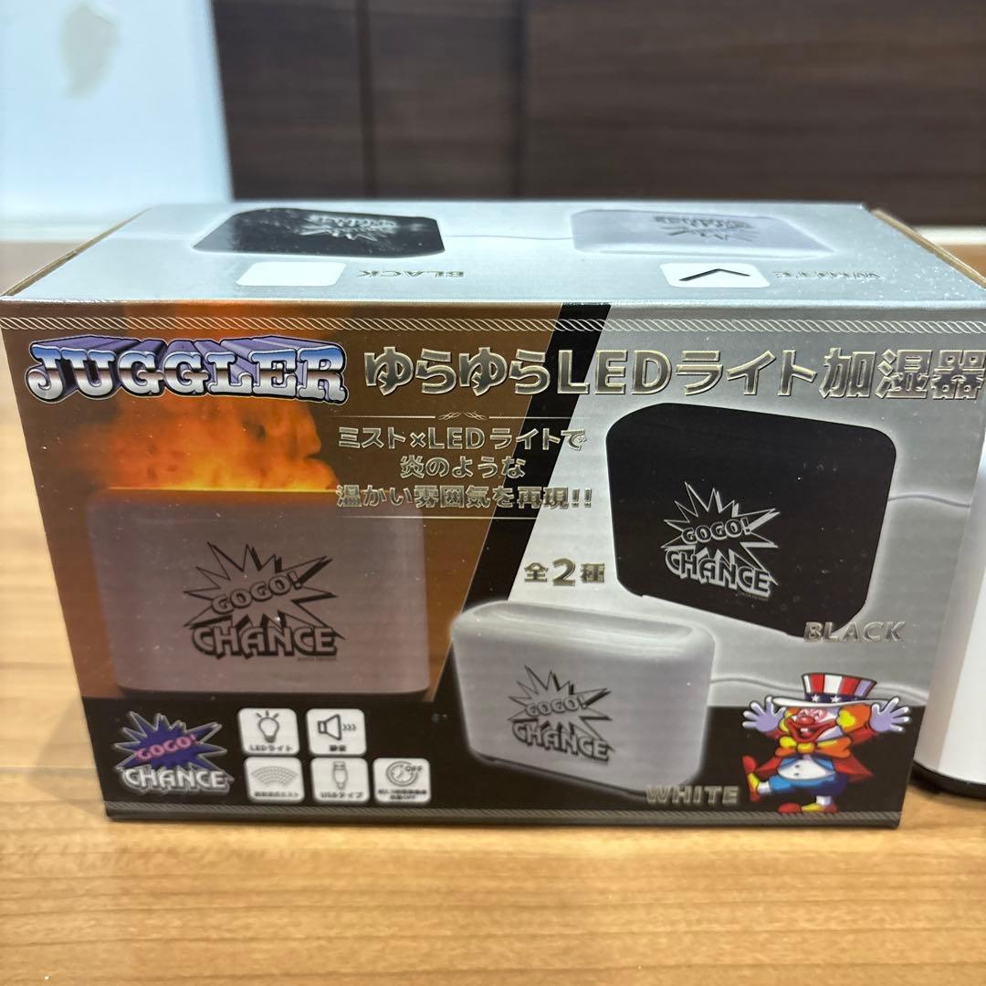 JUGGLER ゆらゆらLEDライト加湿器 乾燥シーズン対策 卓上 ジャグラー