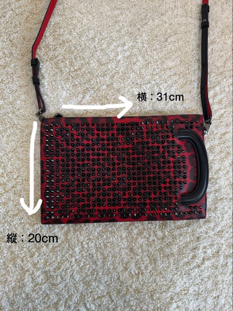 【美品】 Christian Louboutin クラッチ ショルダー 3way