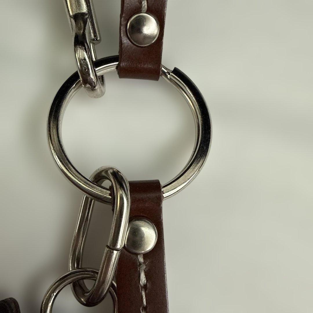 ソメスサドル 馬メンコチャーム キーホルダー パープル - メルカリ