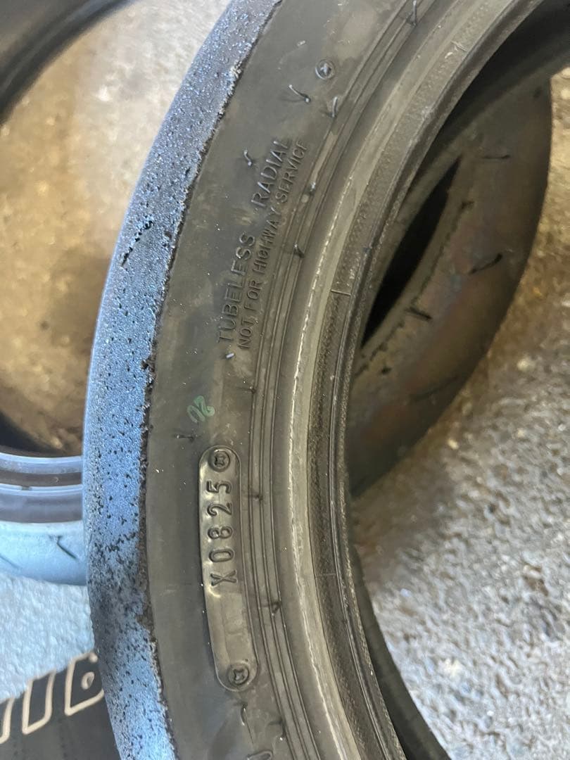 送料込み室内保管 中古DUNLOP KR410 前後セット JP250等　7