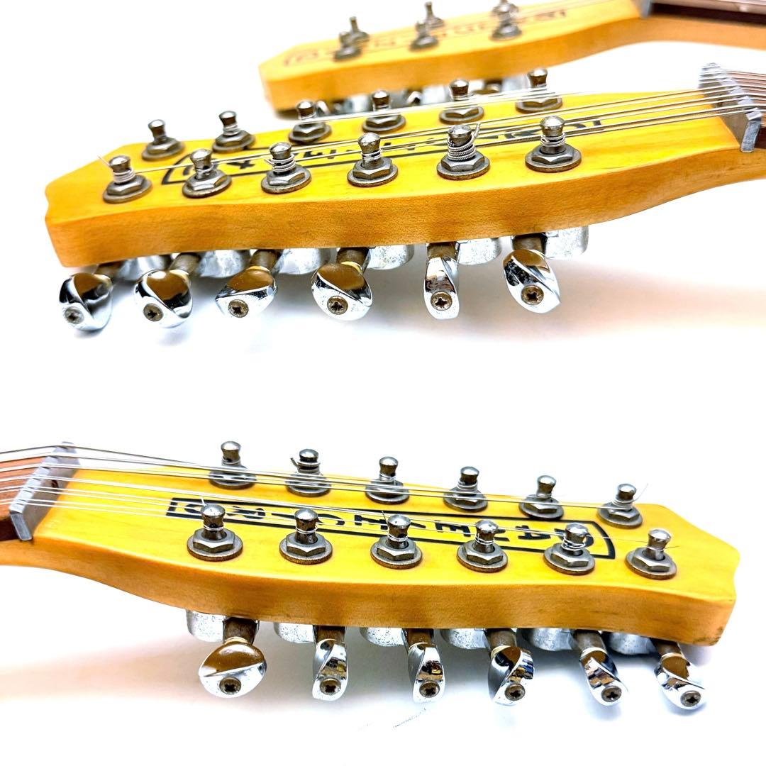 【希少・美品】Danelectro Dneck 12-6 ダブルネックギター