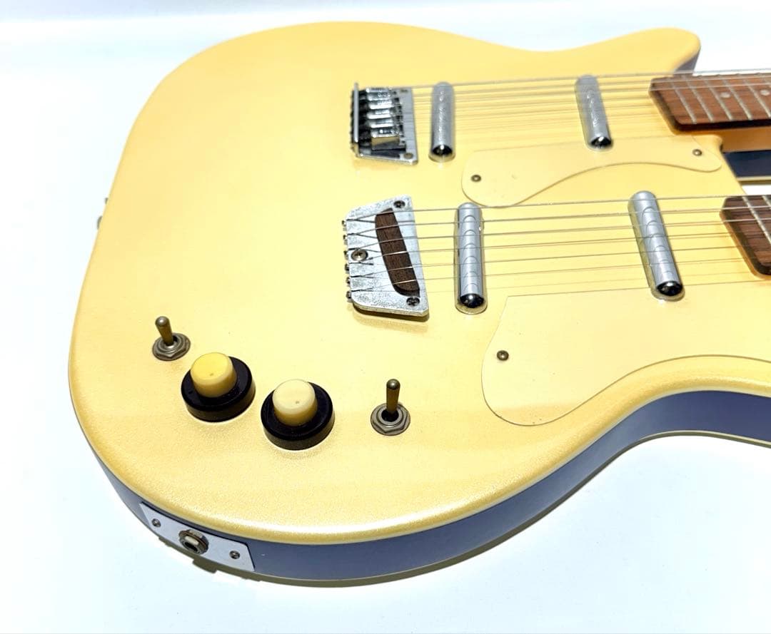 【希少・美品】Danelectro Dneck 12-6 ダブルネックギター