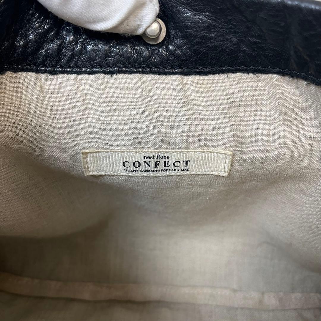 nest Robe CONFLICT 黒 レザー ショルダーバッグ
