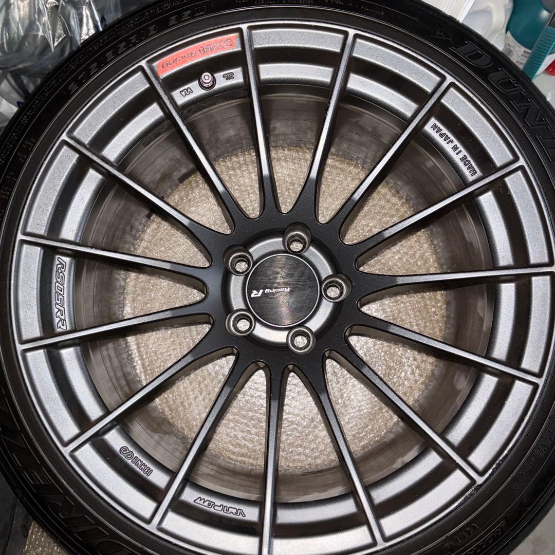 ENKEI rs05rr 10.5J +15 18インチ 5穴 pcd114.3