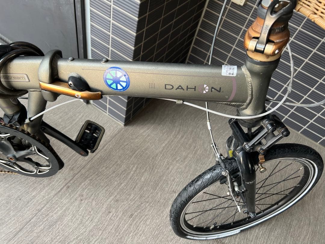 折りたたみ自転車 DAHON バスケット付き