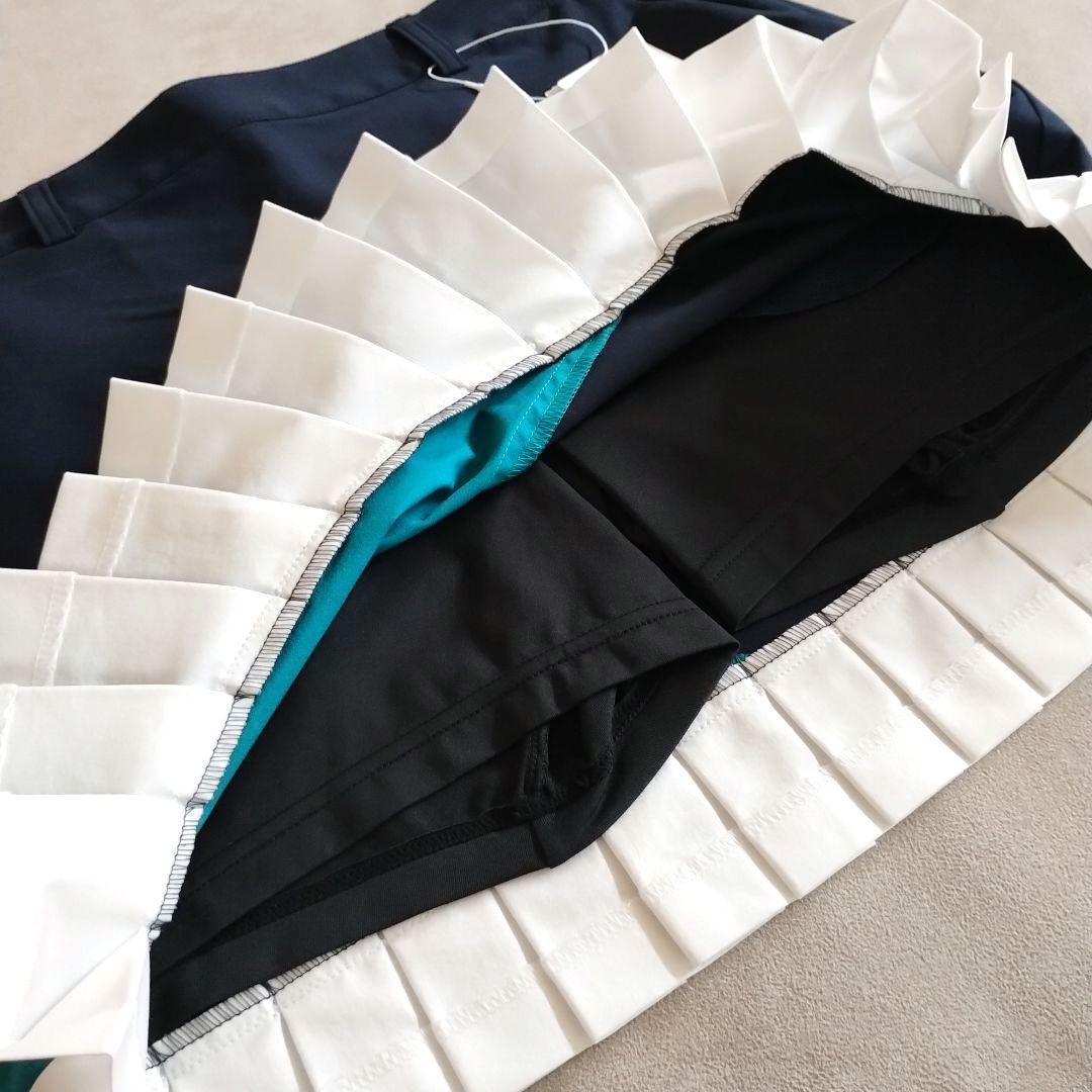 新品♥人気 テーラーメイド セットアップ モックネック シャツ スカート L 春