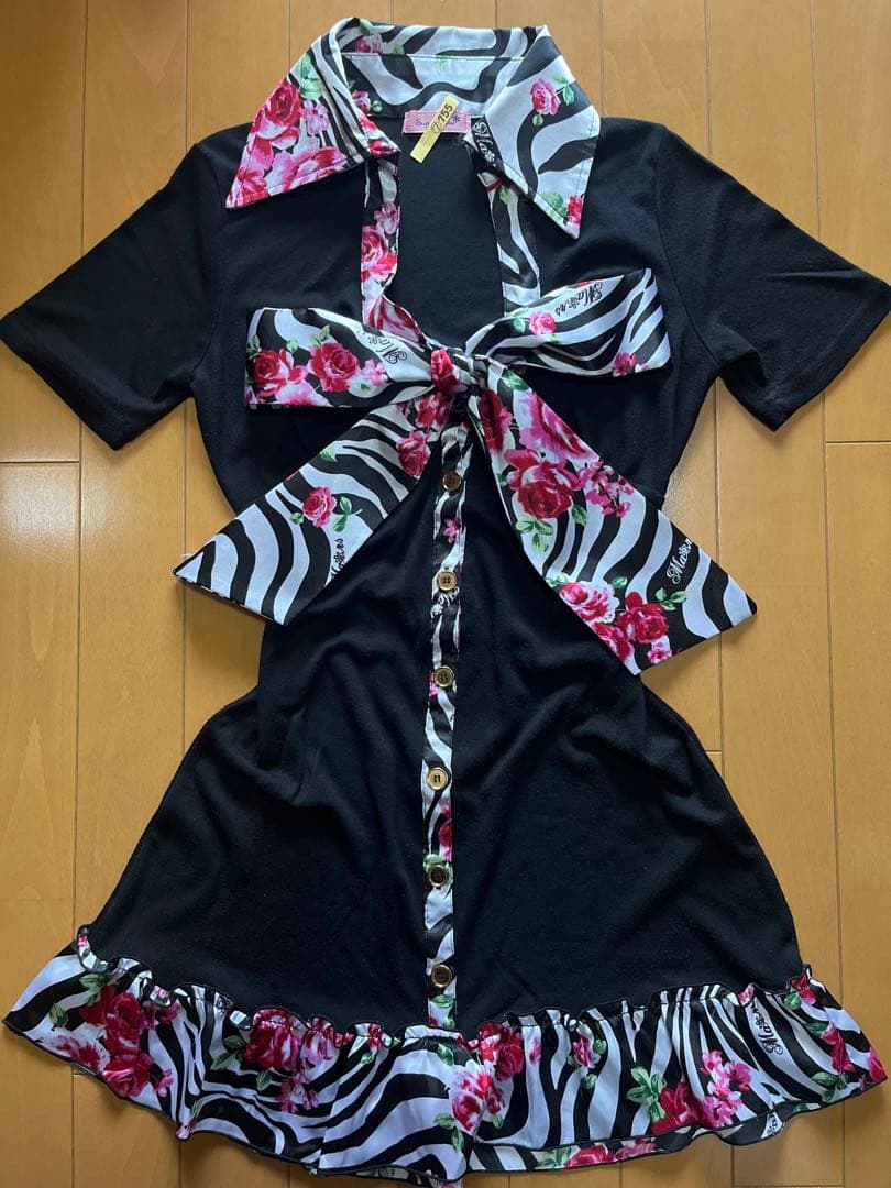 MA＊RS ゼブラ柄 ミニワンピ