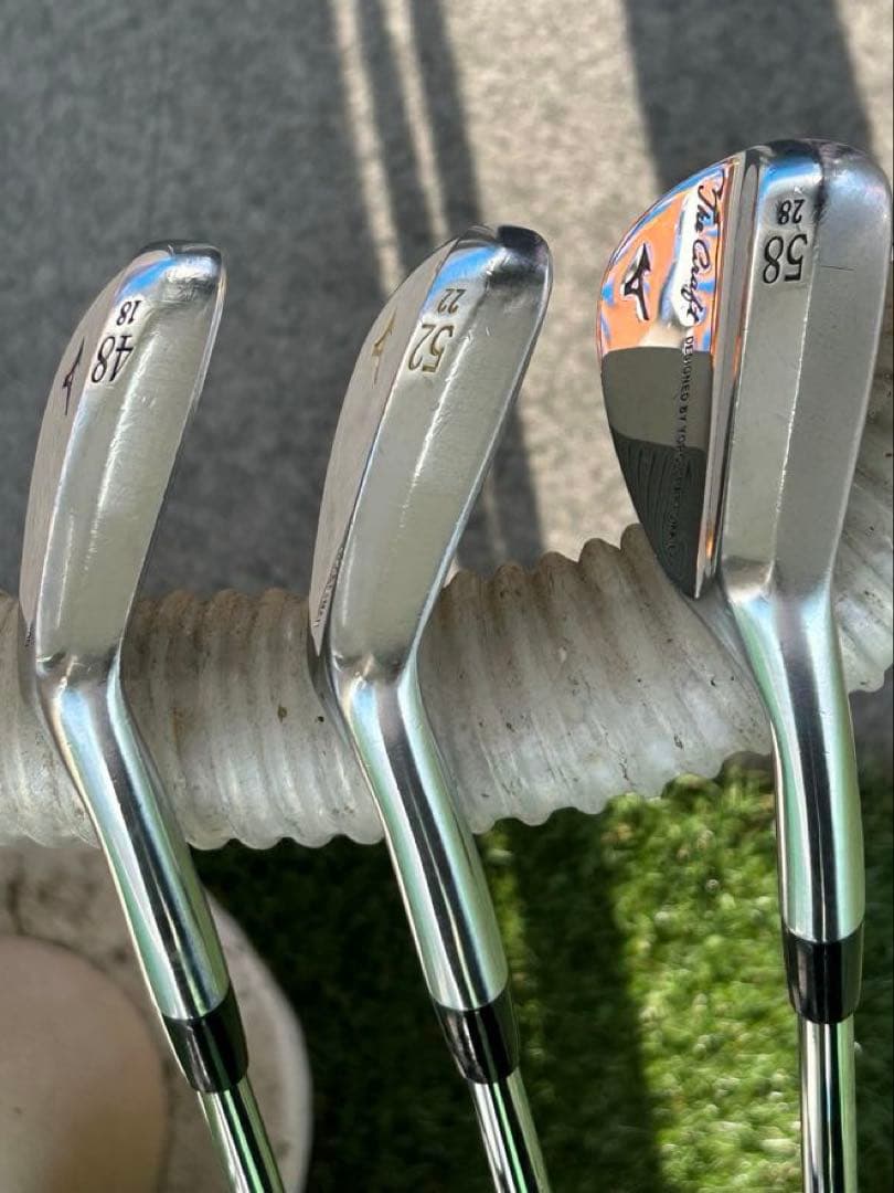 ミズノ　ザ・クラフトウェッジ3本セット　48/52/58度