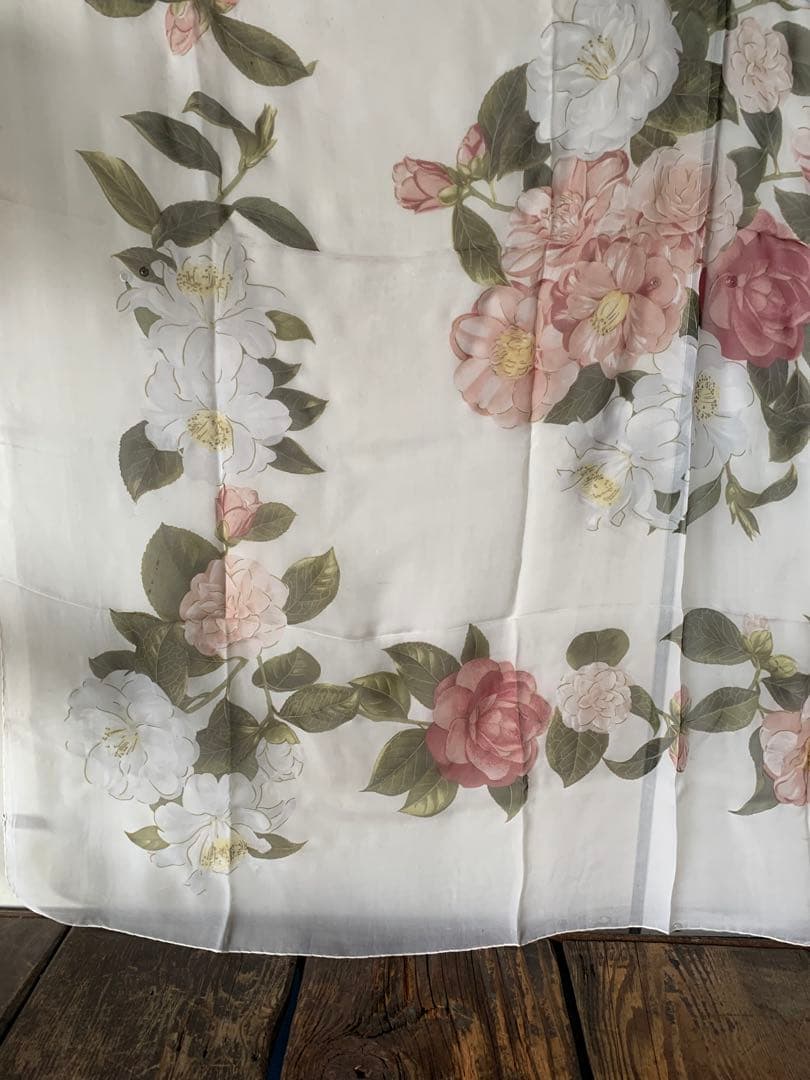 CHANEL シャネル　ストール　花柄