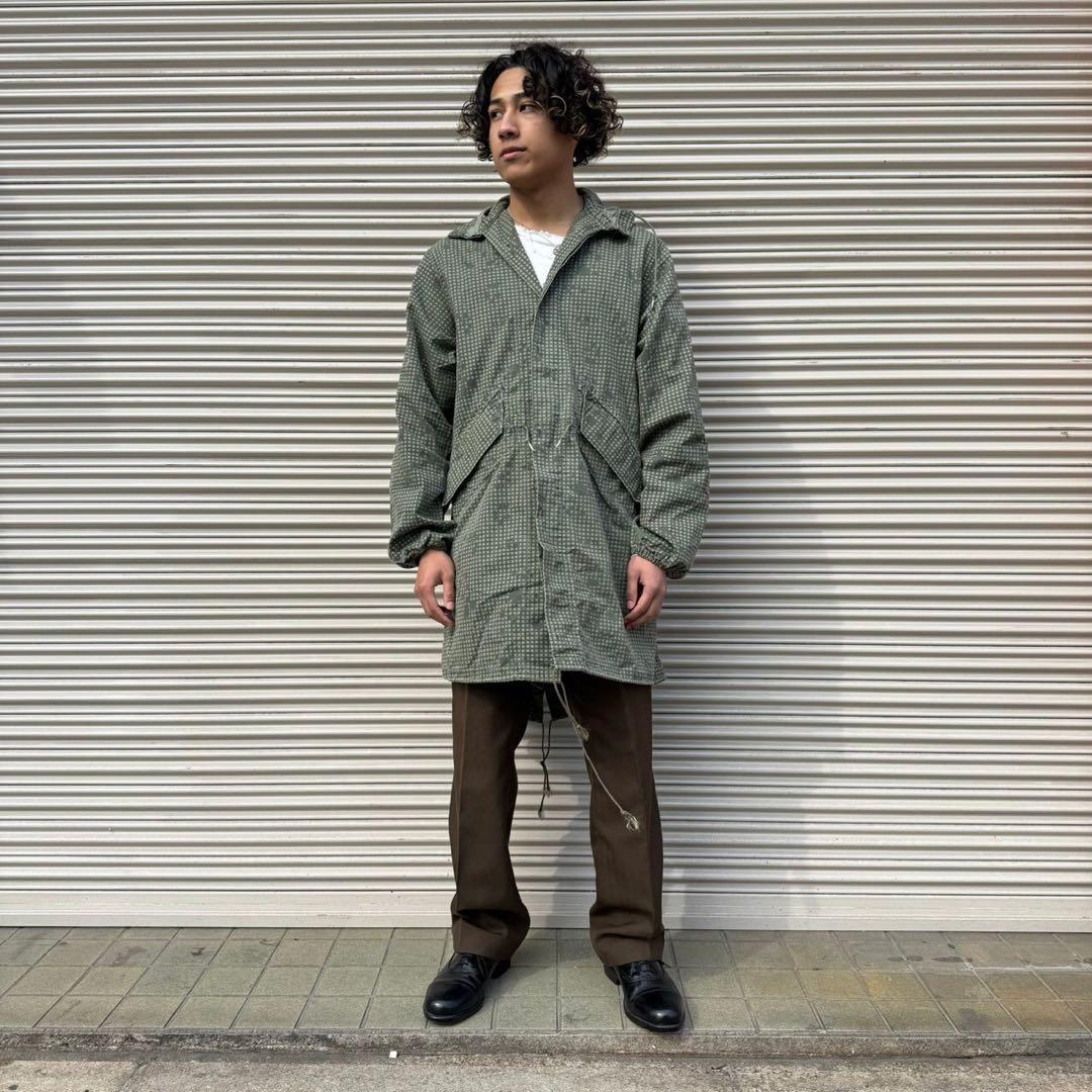 80s USArmy 米軍 実物 デザートナイトカモ 迷彩 モッズコート - メルカリ