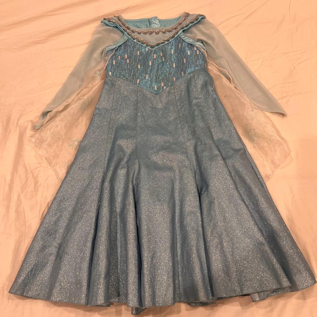 アナ雪エルサ❤︎ビビディバビディブティック水色ドレス110 【ビビディ