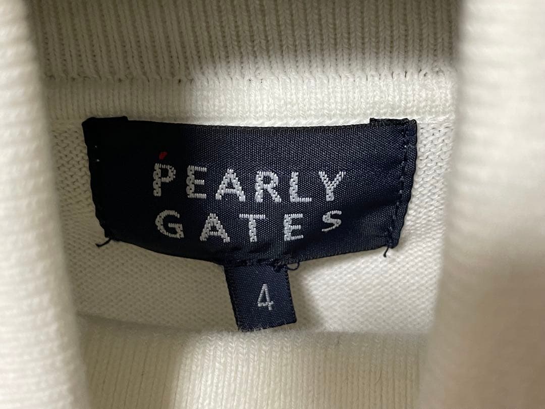 【美品】現行モデル パーリーゲイツニット タートルネック サイズ4 （M）白