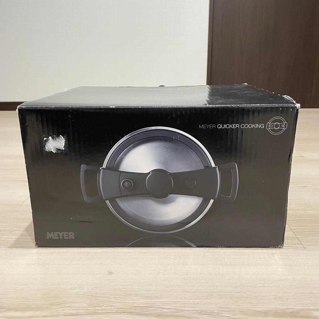 【未使用】MEYER マイヤー クイッカークッキング レッド 24cm 4.0L