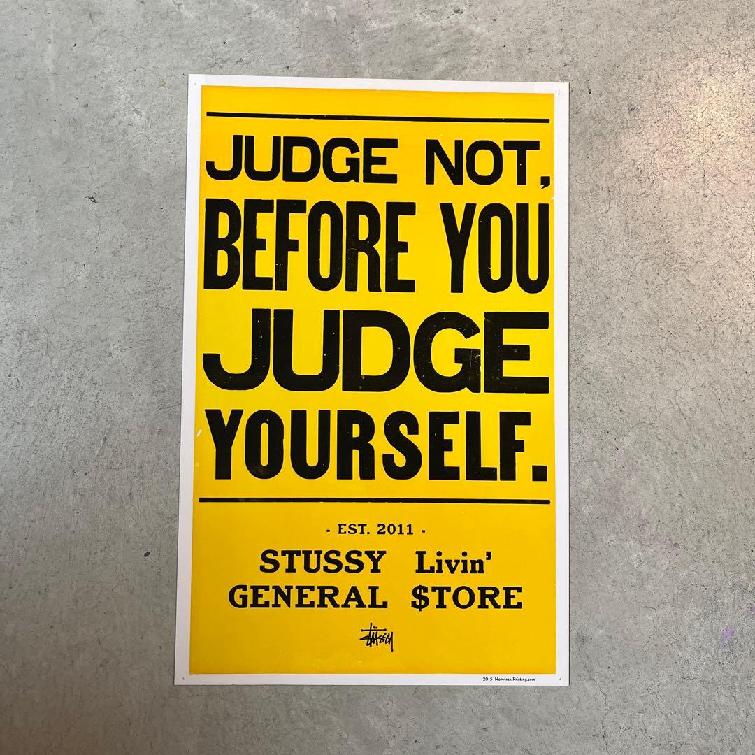 STUSSY Livin' GENERAL STORE ポスター　額装