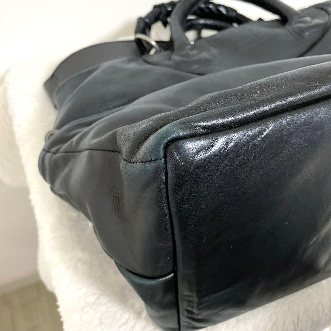 Jas M.B. 80% WINGS TRAVELLERボストンバッグ ブラック